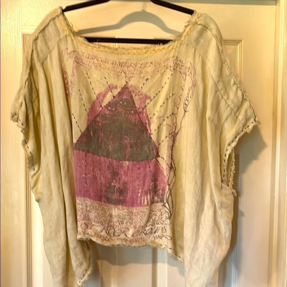 Magnolia Pearl All seeing eye poncho OS - Picture 1 of 6
